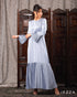 Pleated Satin A-Line Dress 60861